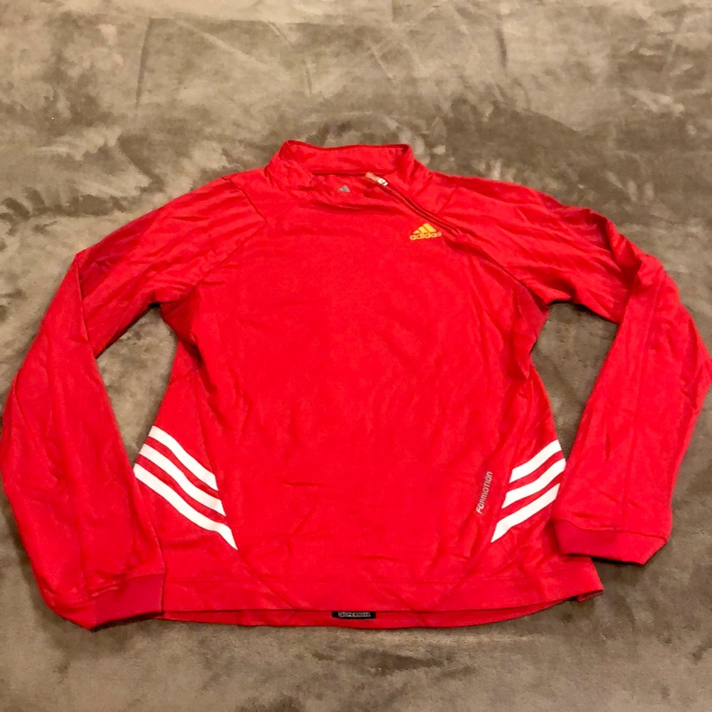 Long sleeve Adidas stretch running top
